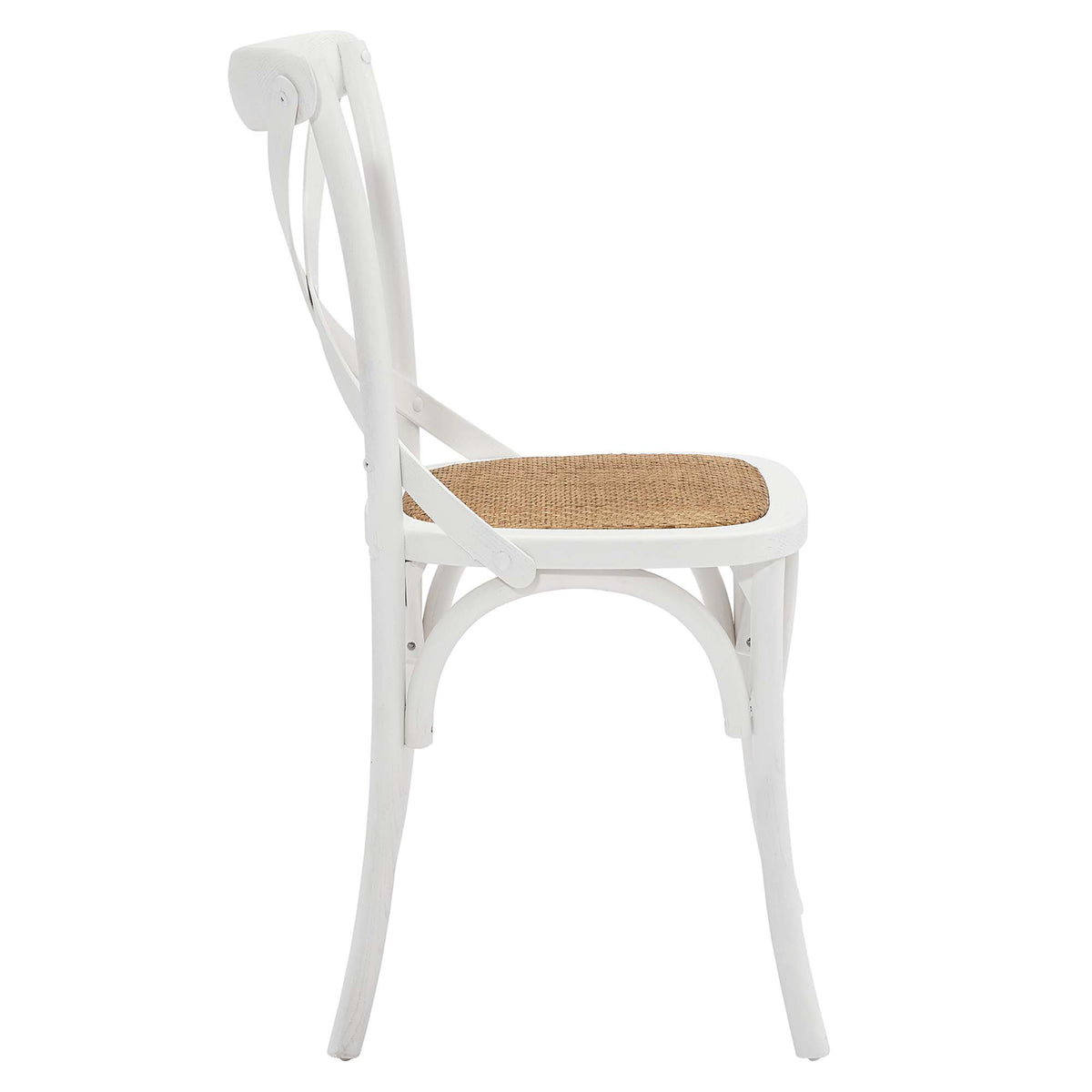 Gear Dining Side Chair Set of 2 - White