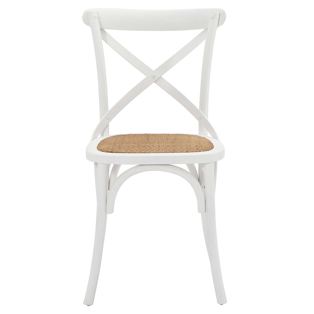 Gear Dining Side Chair Set of 2 - White
