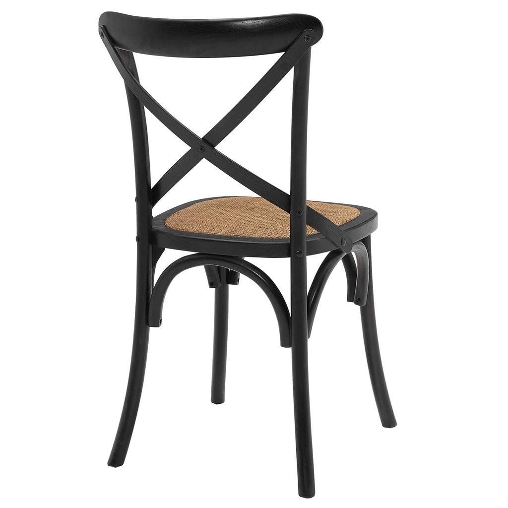 Gear Dining Side Chair Set of 4 - Black