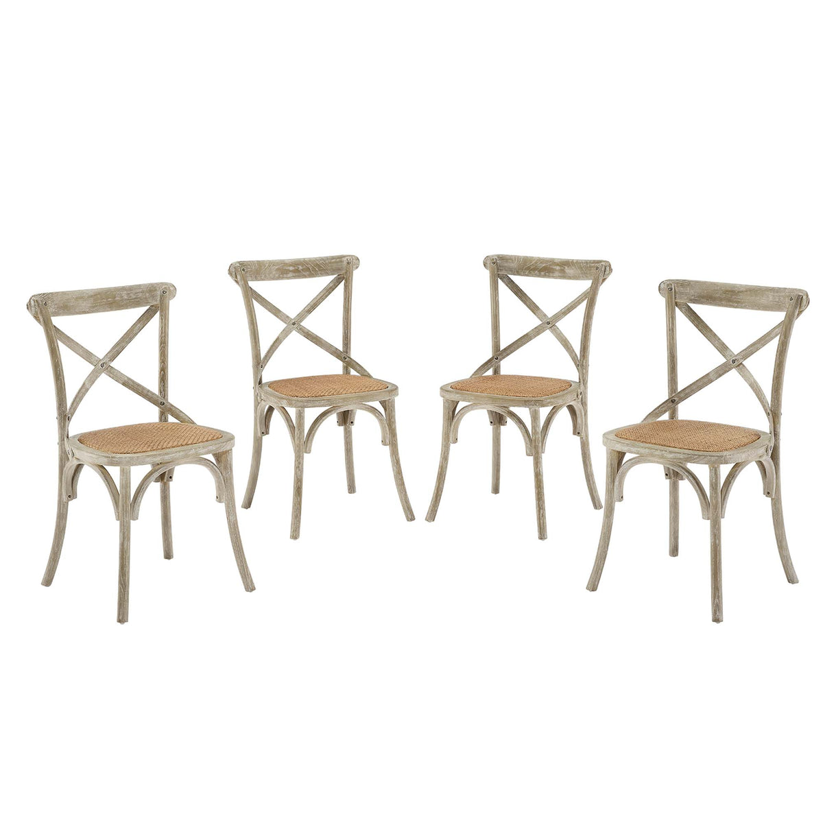 Gear Dining Side Chair Set of 4 - Gray