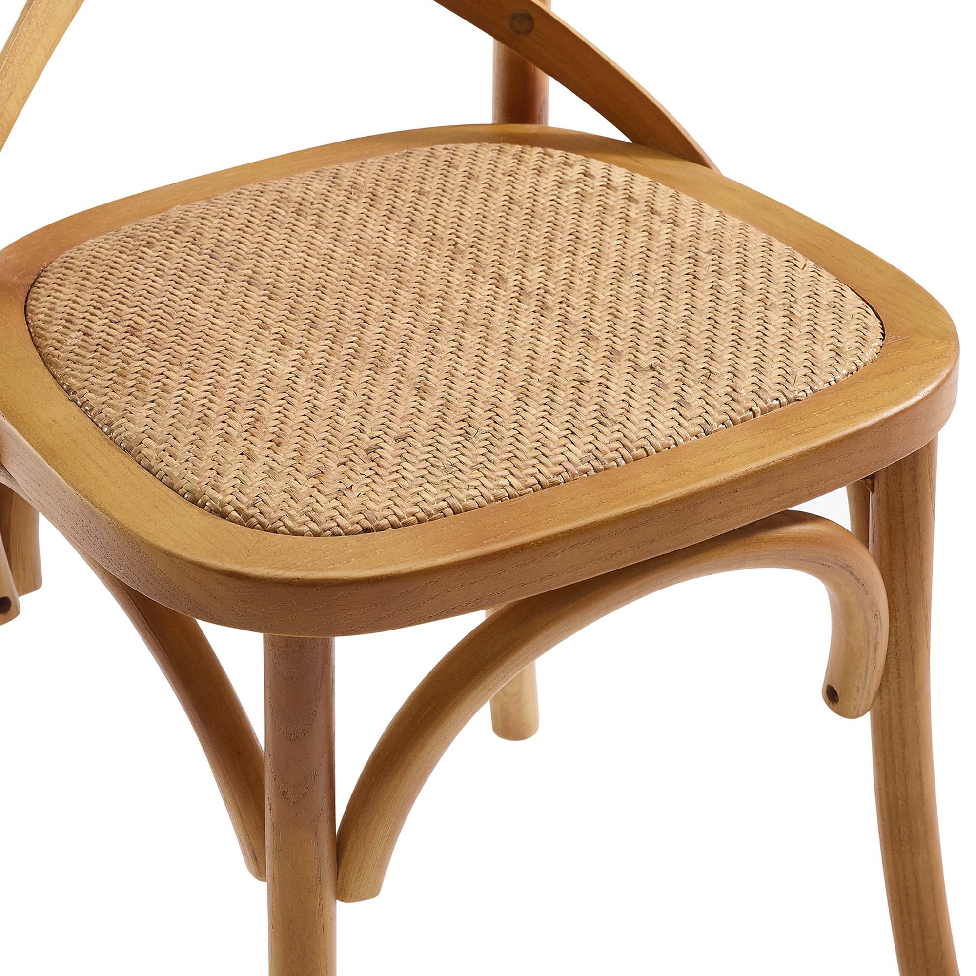 Gear Dining Side Chair Set of 4 - Walnut