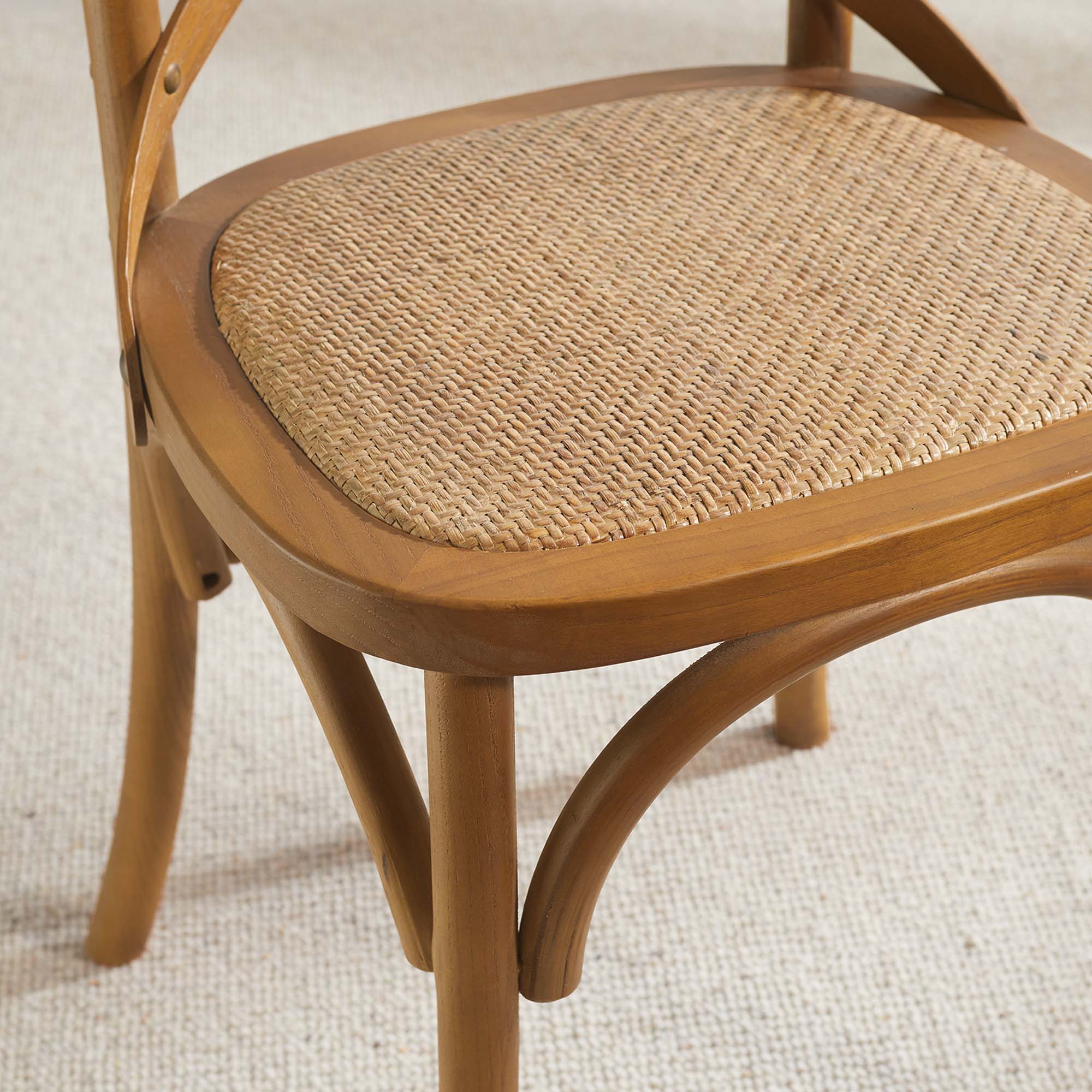 Gear Dining Side Chair Set of 4 - Walnut