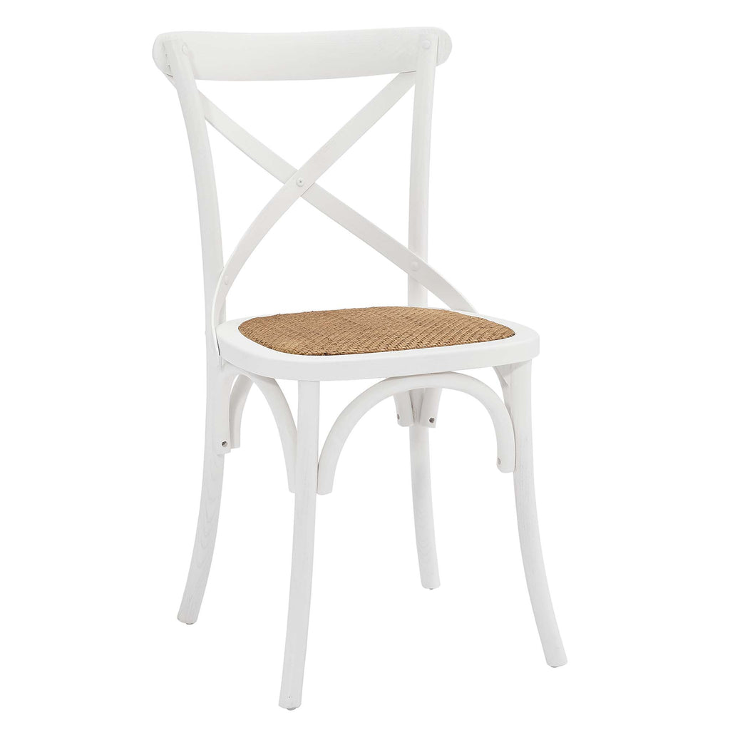 Gear Dining Side Chair Set of 4 - White