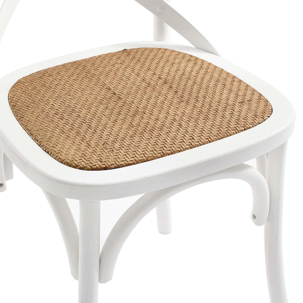 Gear Dining Side Chair Set of 4 - White