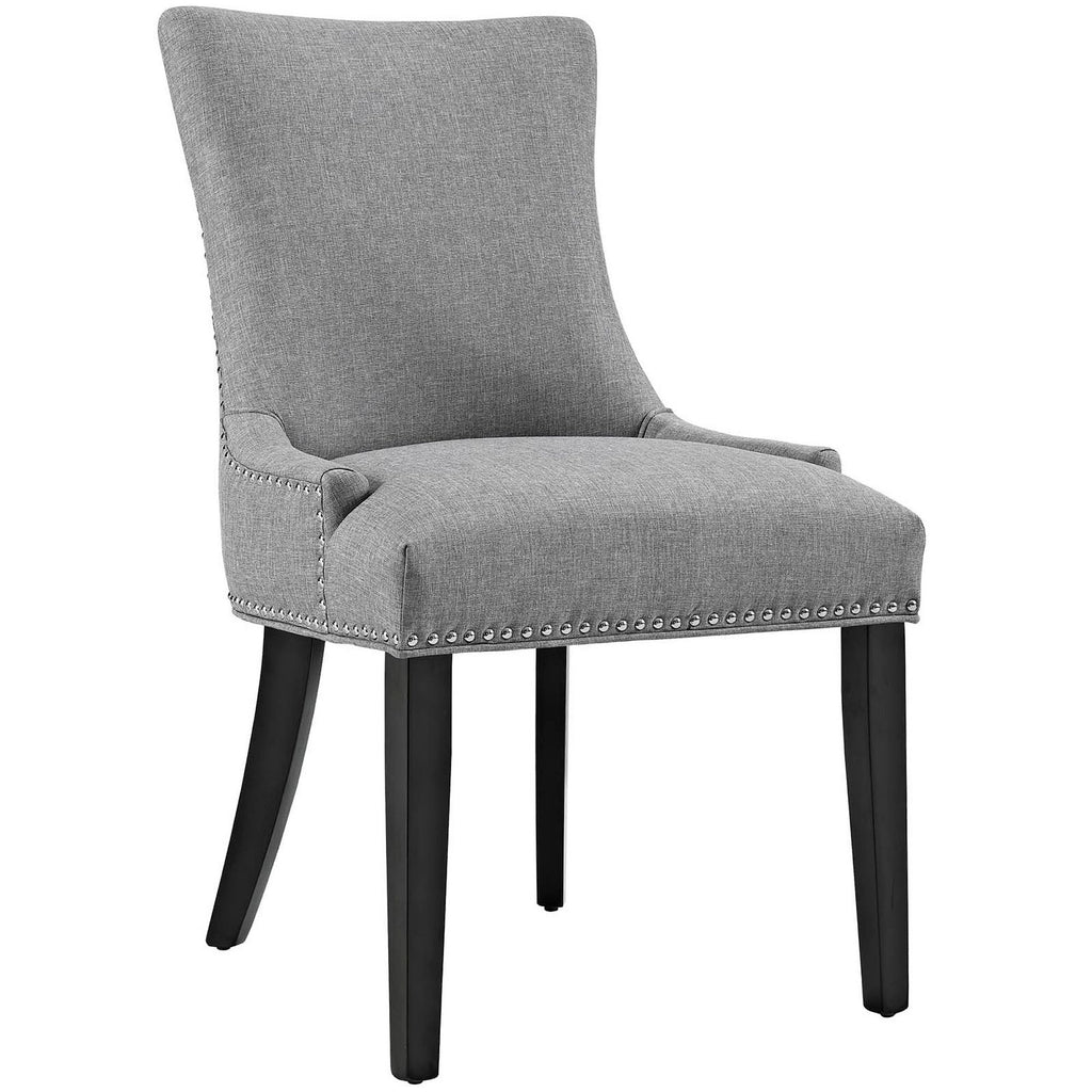 Marquis Fabric Dining Chair Set of 4 - Light Gray