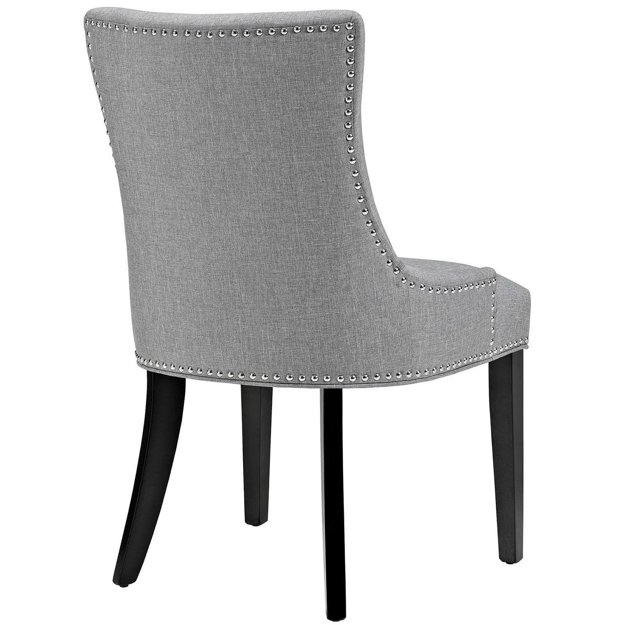 Marquis Fabric Dining Chair Set of 4 - Light Gray