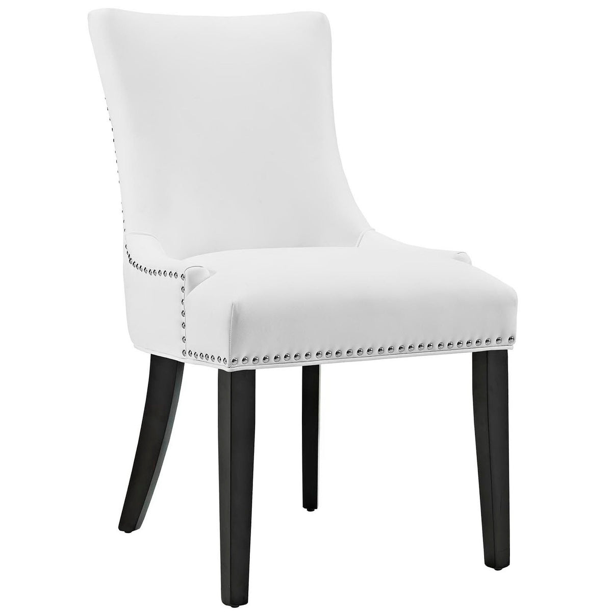 Marquis Faux Leather Dining Chair Set of 4 - White
