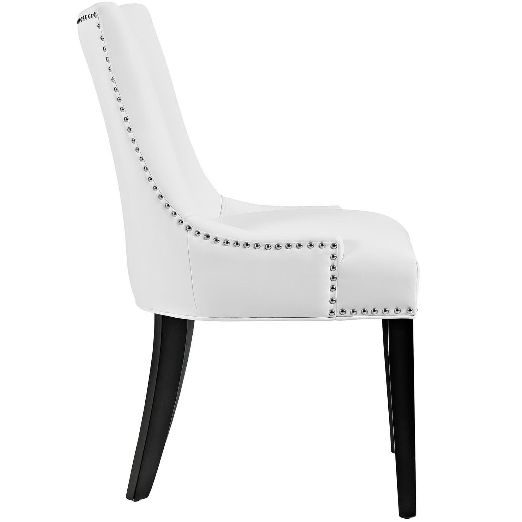 Marquis Faux Leather Dining Chair Set of 4 - White