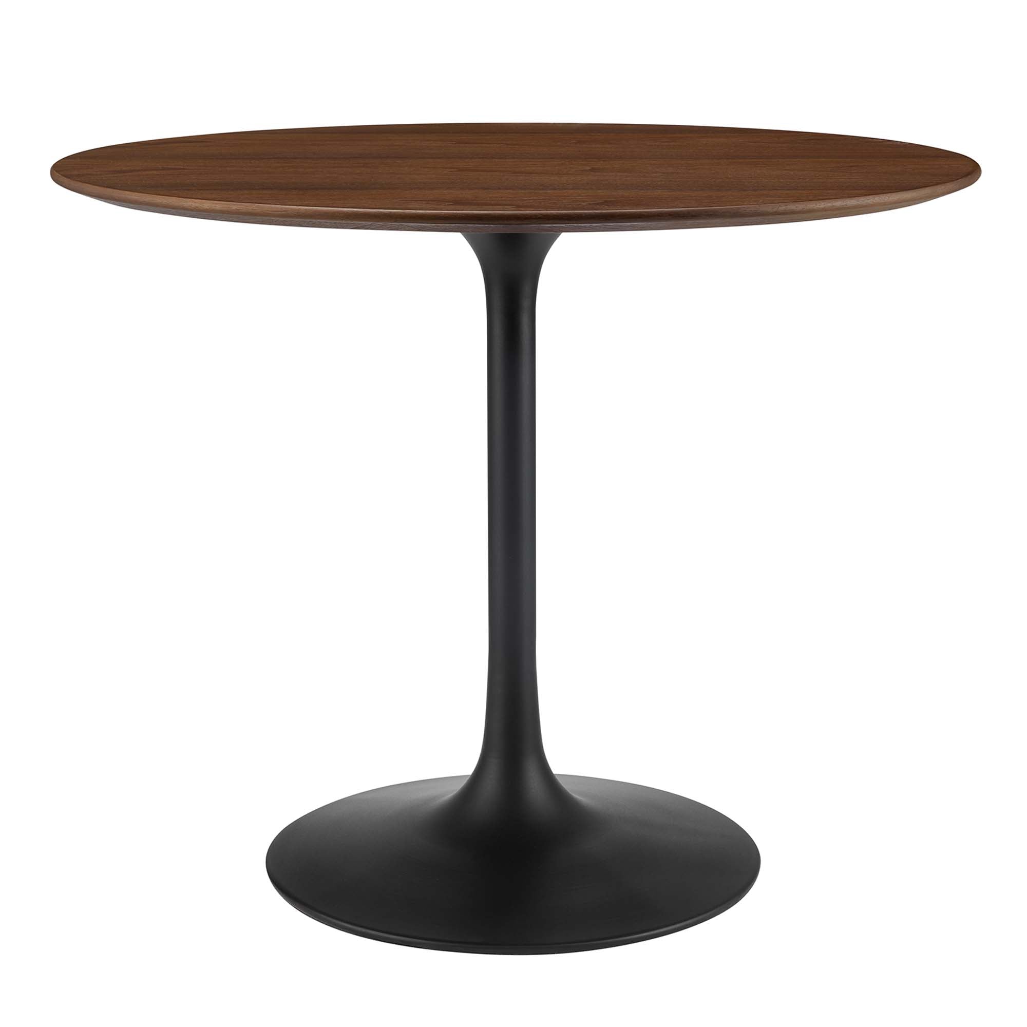 Lippa 36" Round Wood Dining Table - Black Walnut