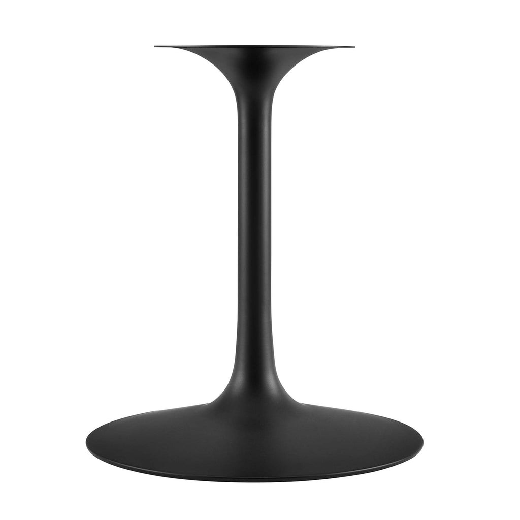 Lippa 54" Oval Faux Marble Dining Table - Black White