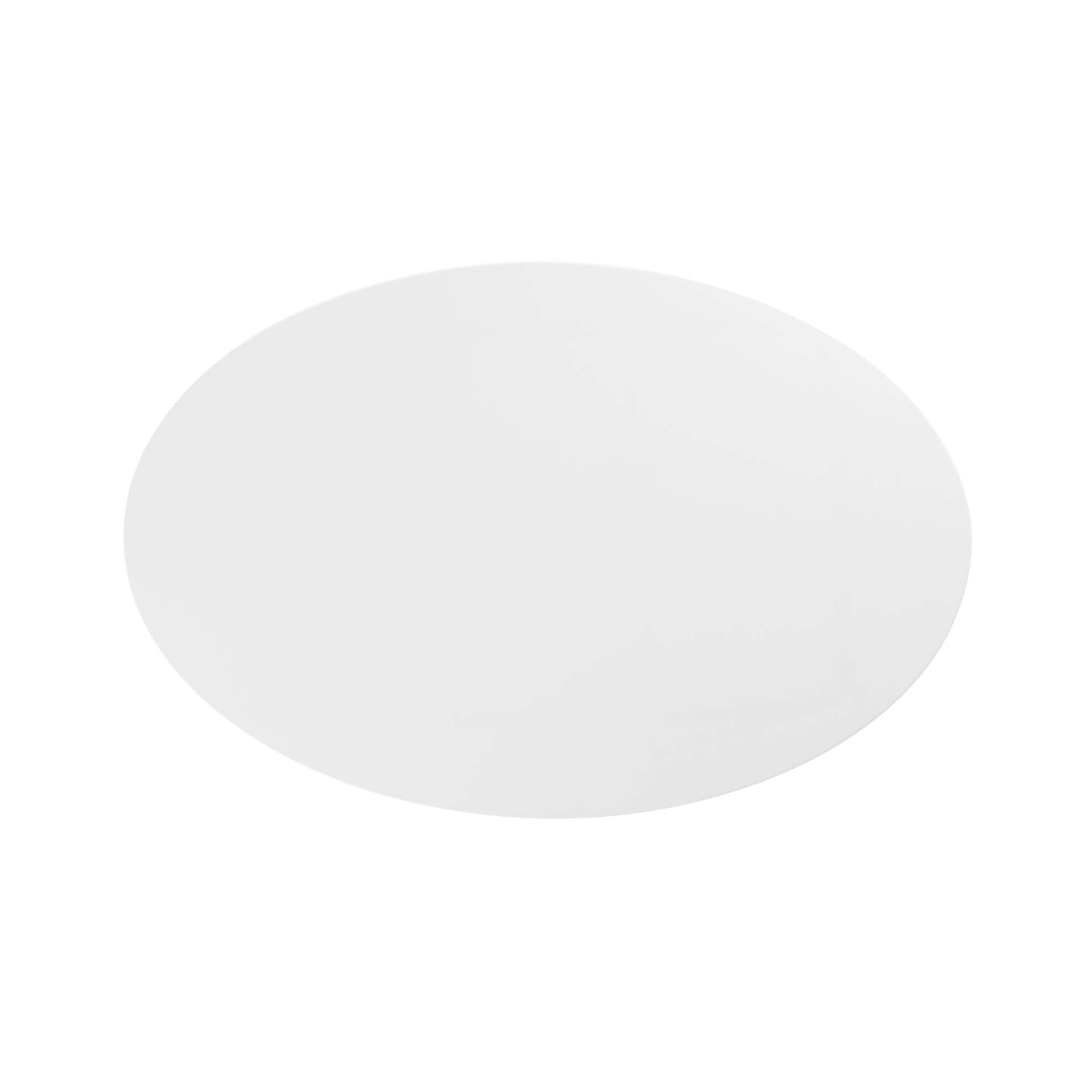 Lippa 42" Oval Wood Coffee Table - Black White