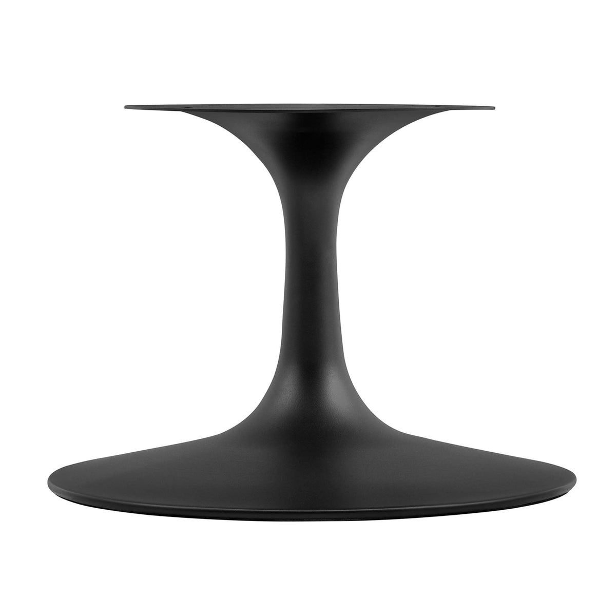 Lippa 48" Oval Wood Coffee Table - Black White