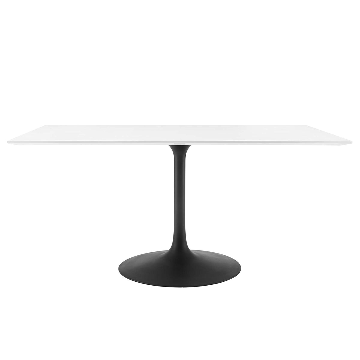 Lippa 60" Rectangle Wood Dining Table - Black White