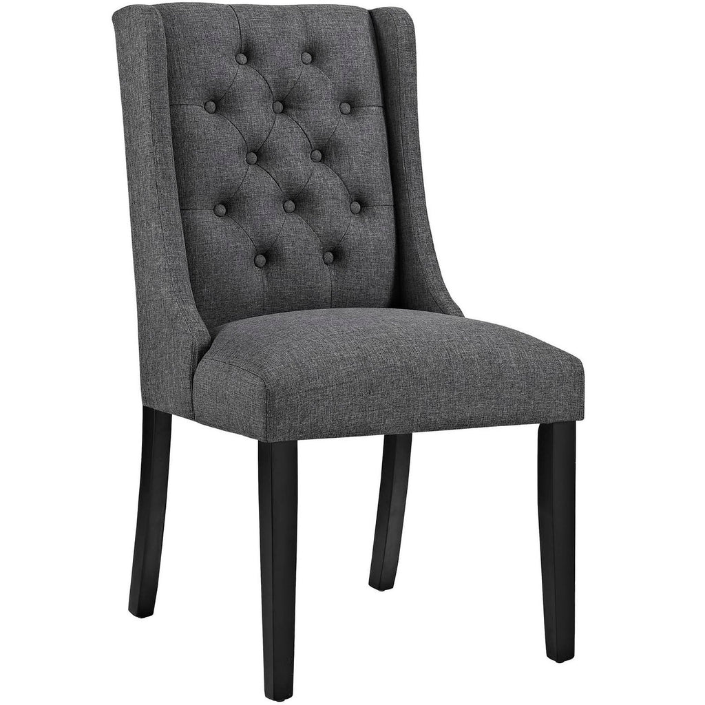 Baronet Fabric Dining Chair Set of 4 - Gray