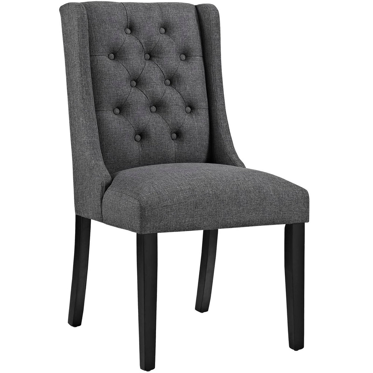 Baronet Fabric Dining Chair Set of 4 - Gray