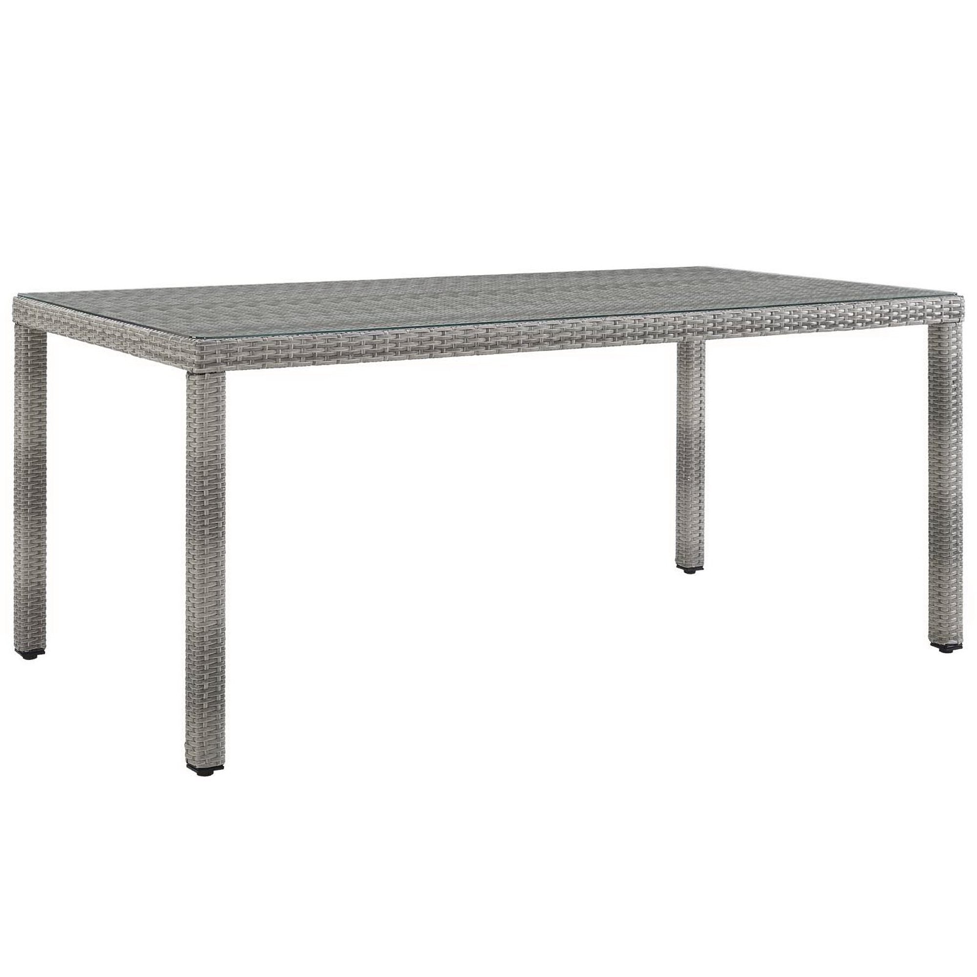 Aura 7 Piece Outdoor Patio Wicker Rattan Set - Gray Navy