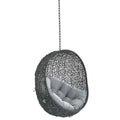 Hide Sunbrella Fabric Swing Outdoor Patio Lounge Chair Without Stand - Gray Gray