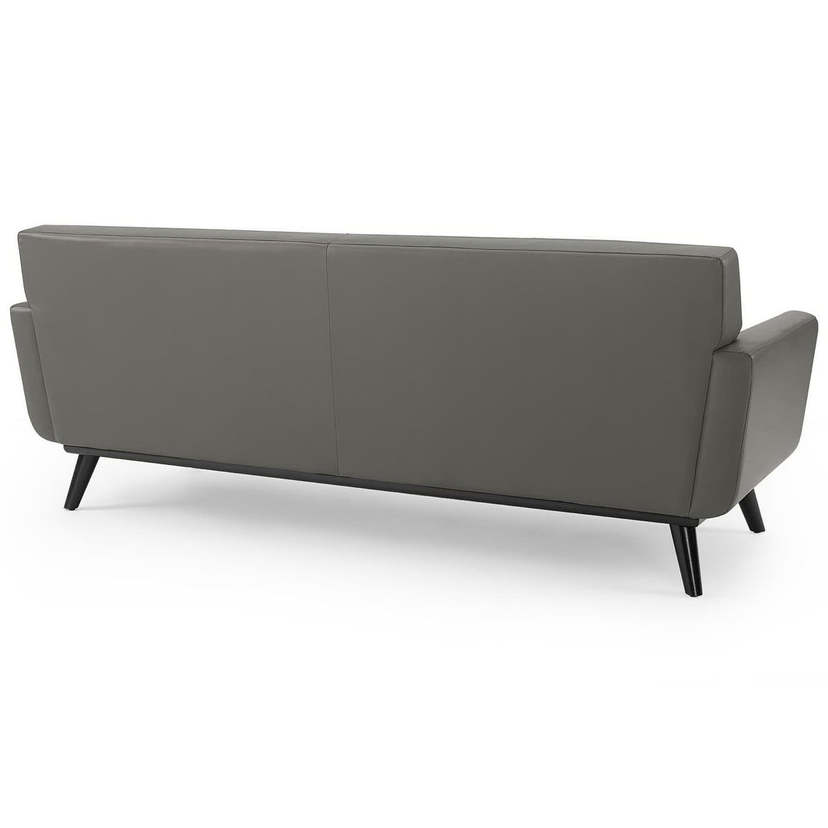 Engage Top-Grain Leather Living Room Lounge Sofa - Gray