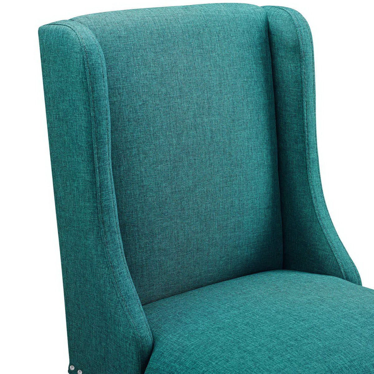 Baron Upholstered Fabric Counter Stool - Teal