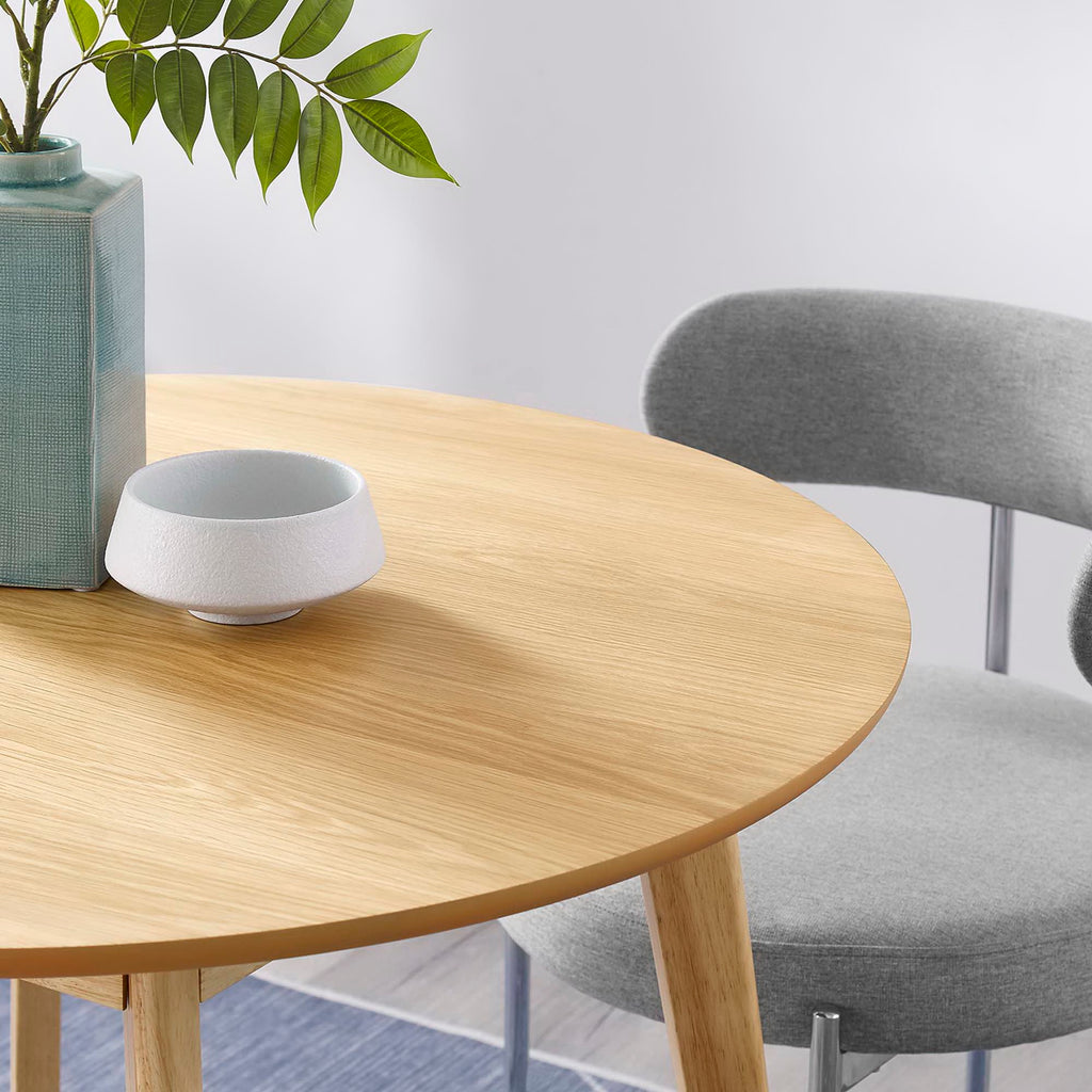 Vision 35" Round Dining Table - Oak