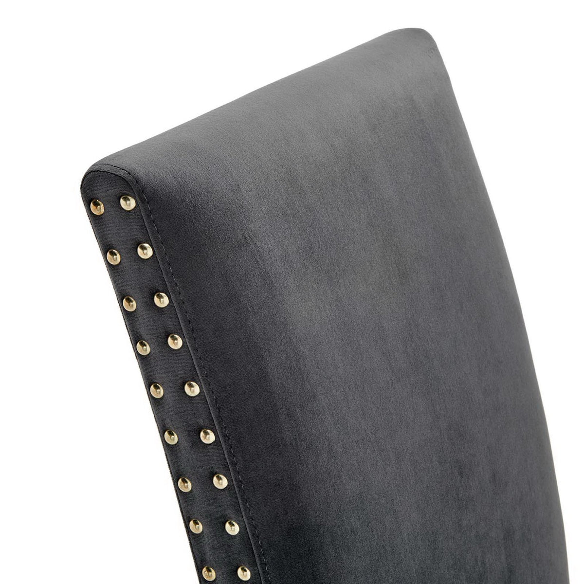 Parcel Performance Velvet Dining Side Chairs Set of 2 - Charcoal