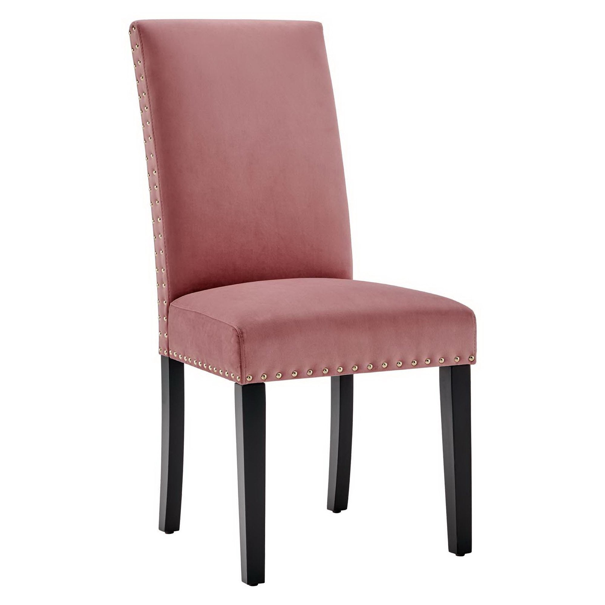 Parcel Performance Velvet Dining Side Chairs Set of 2 - Dusty Rose