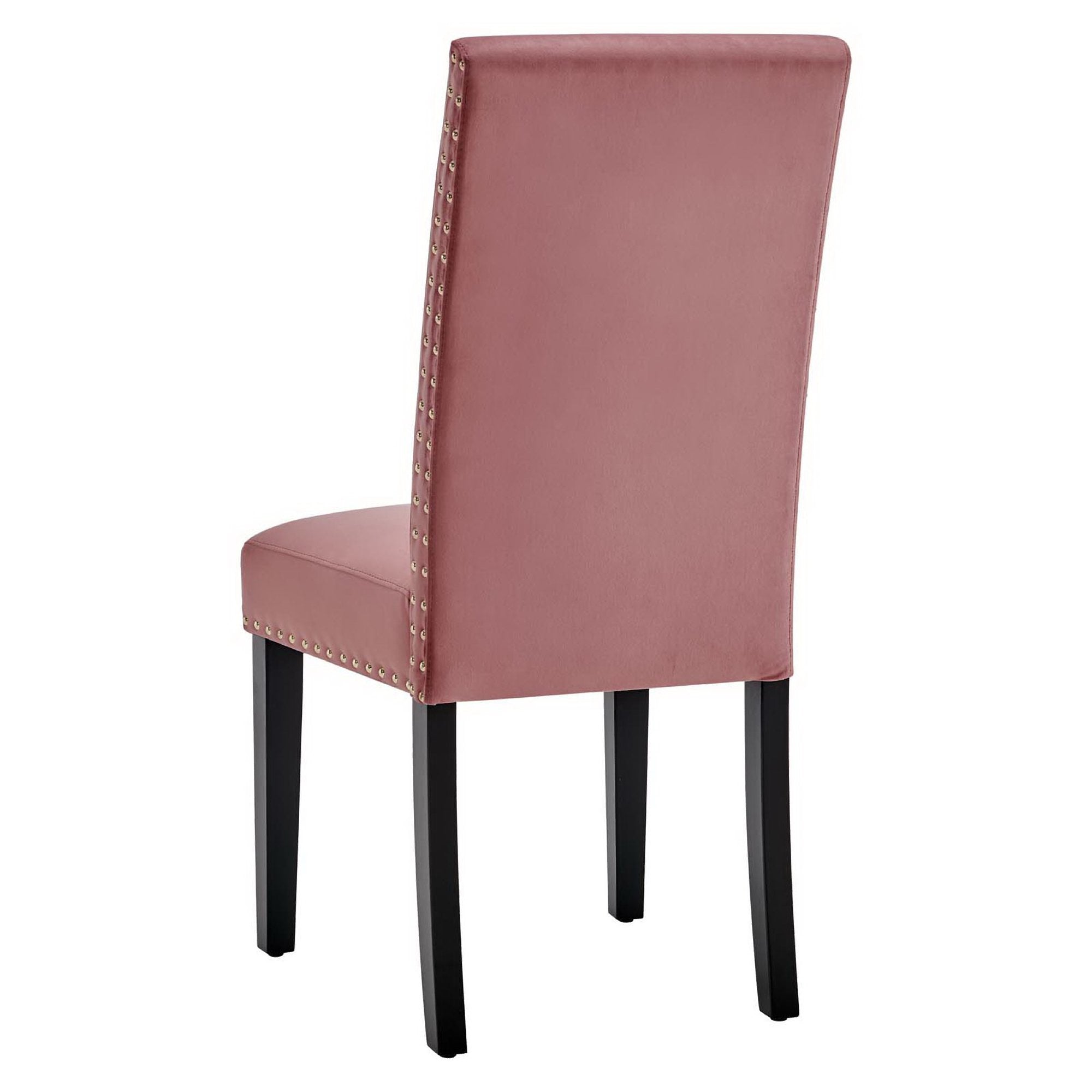 Parcel Performance Velvet Dining Side Chairs Set of 2 - Dusty Rose