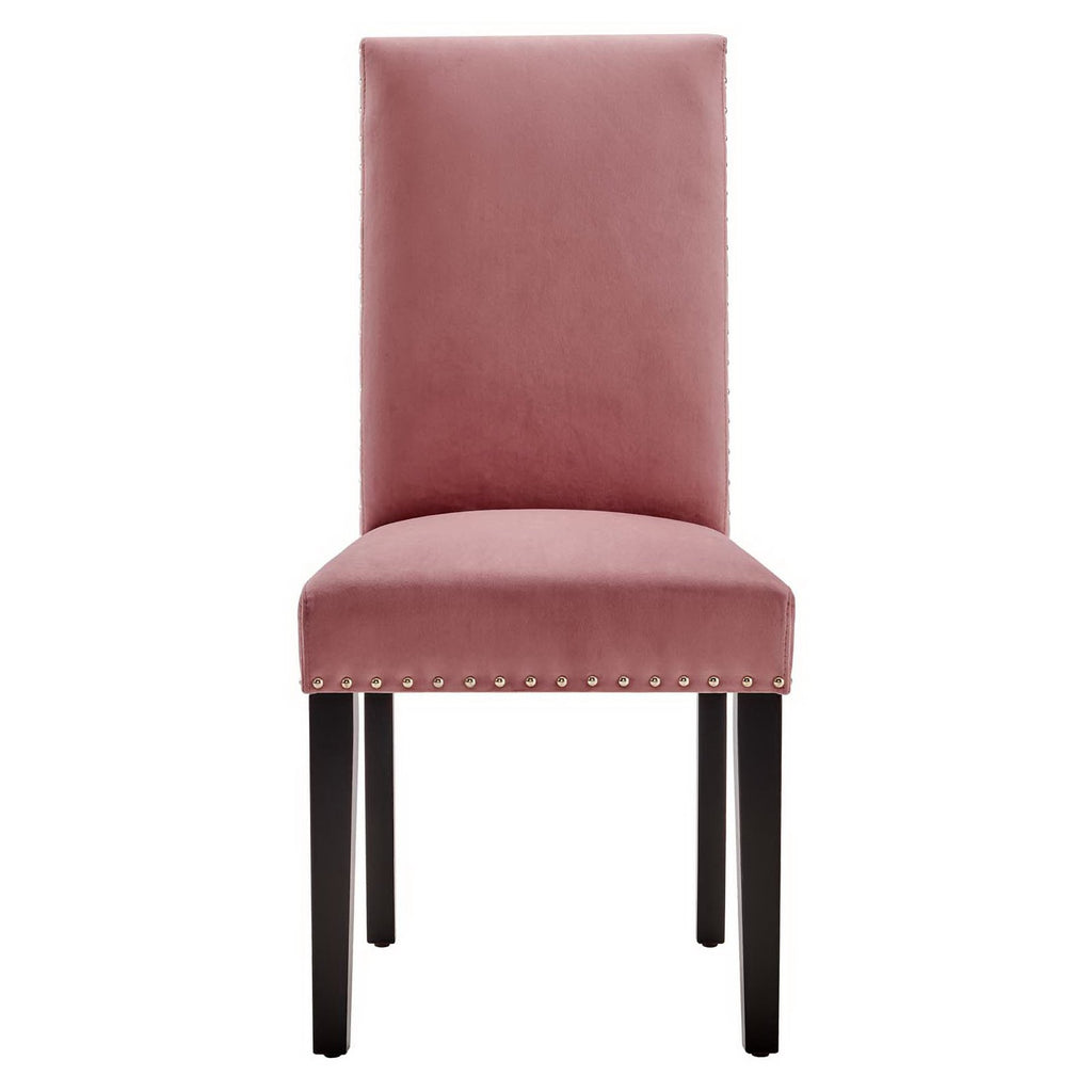 Parcel Performance Velvet Dining Side Chairs Set of 2 - Dusty Rose
