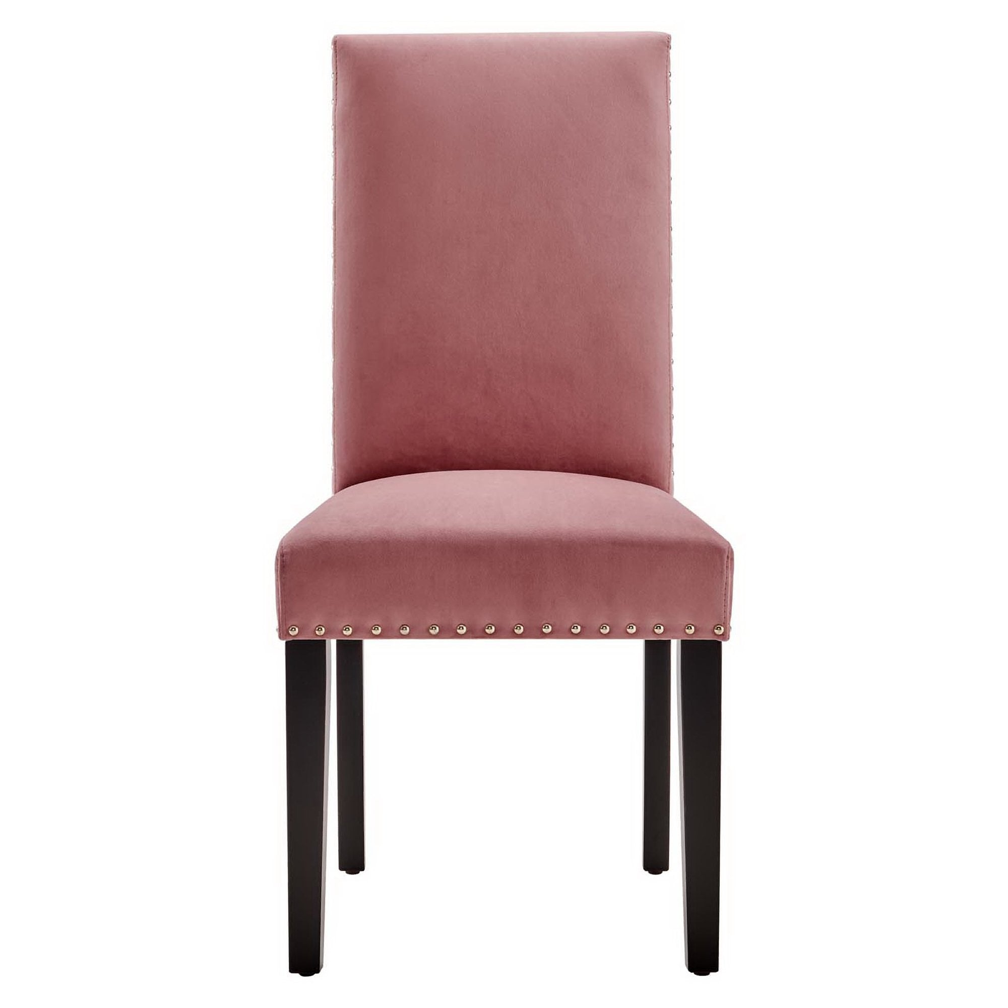 Parcel Performance Velvet Dining Side Chairs Set of 2 - Dusty Rose