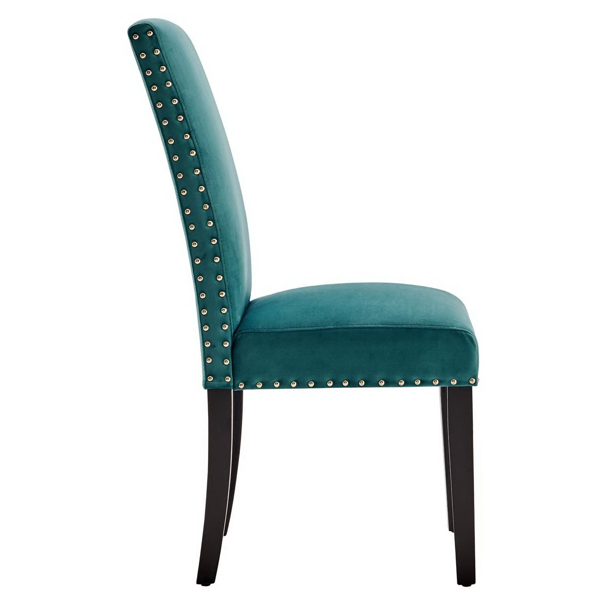 Parcel Performance Velvet Dining Side Chairs Set of 2 - Teal