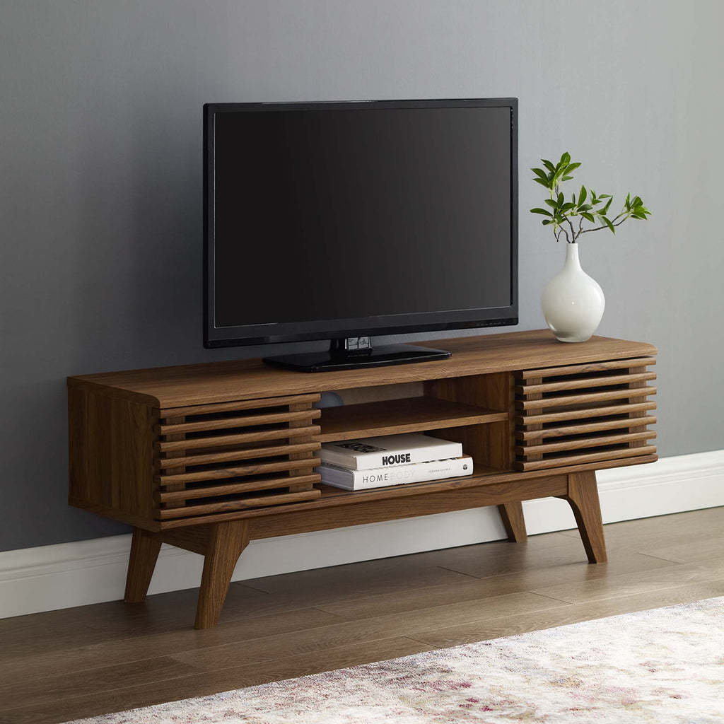 Render 46" Media Console TV Stand - Walnut