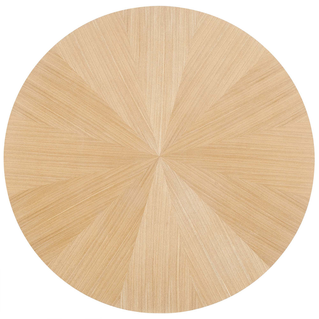 Crossroads 47" Round Wood Dining Table - Oak