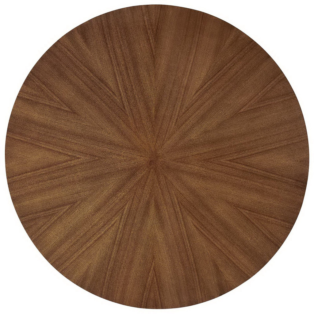 Crossroads 47" Round Wood Dining Table - Walnut