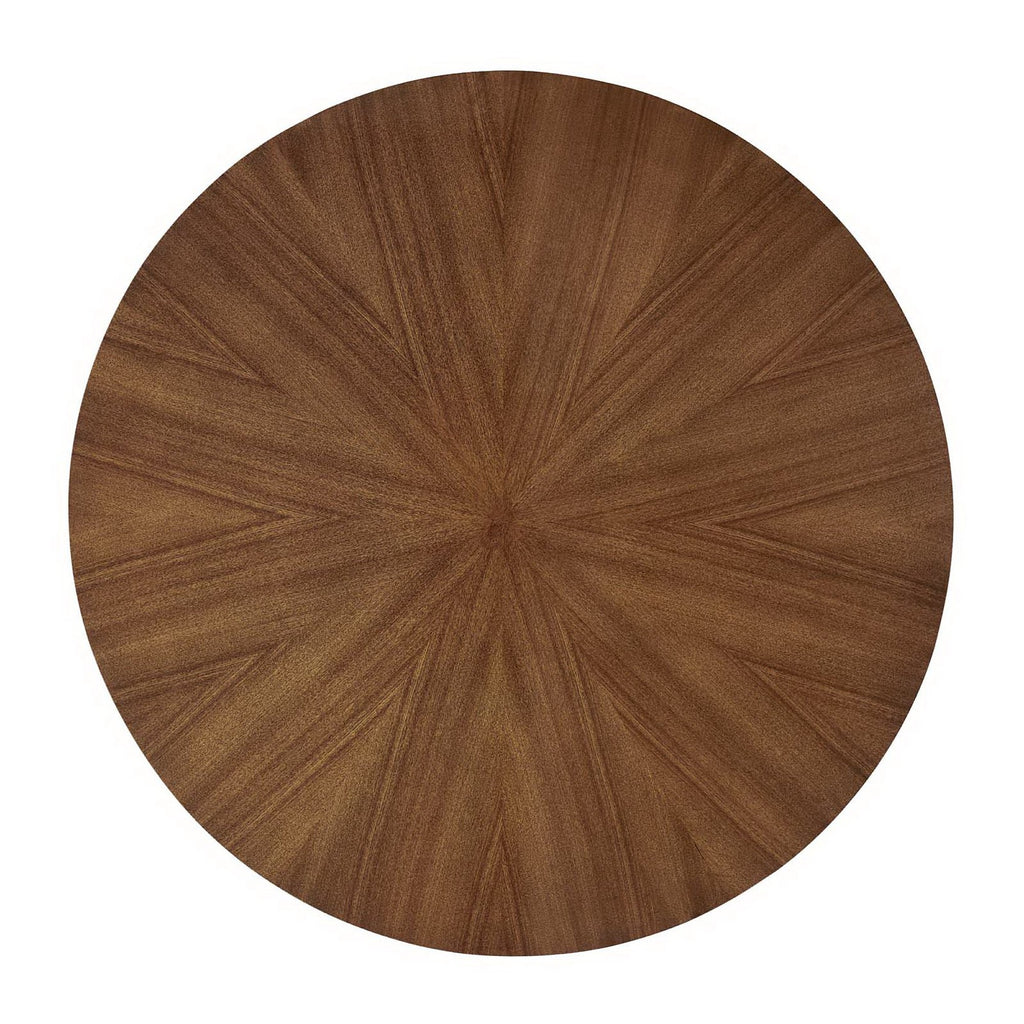 Crossroads 47" Round Wood Dining Table - Walnut