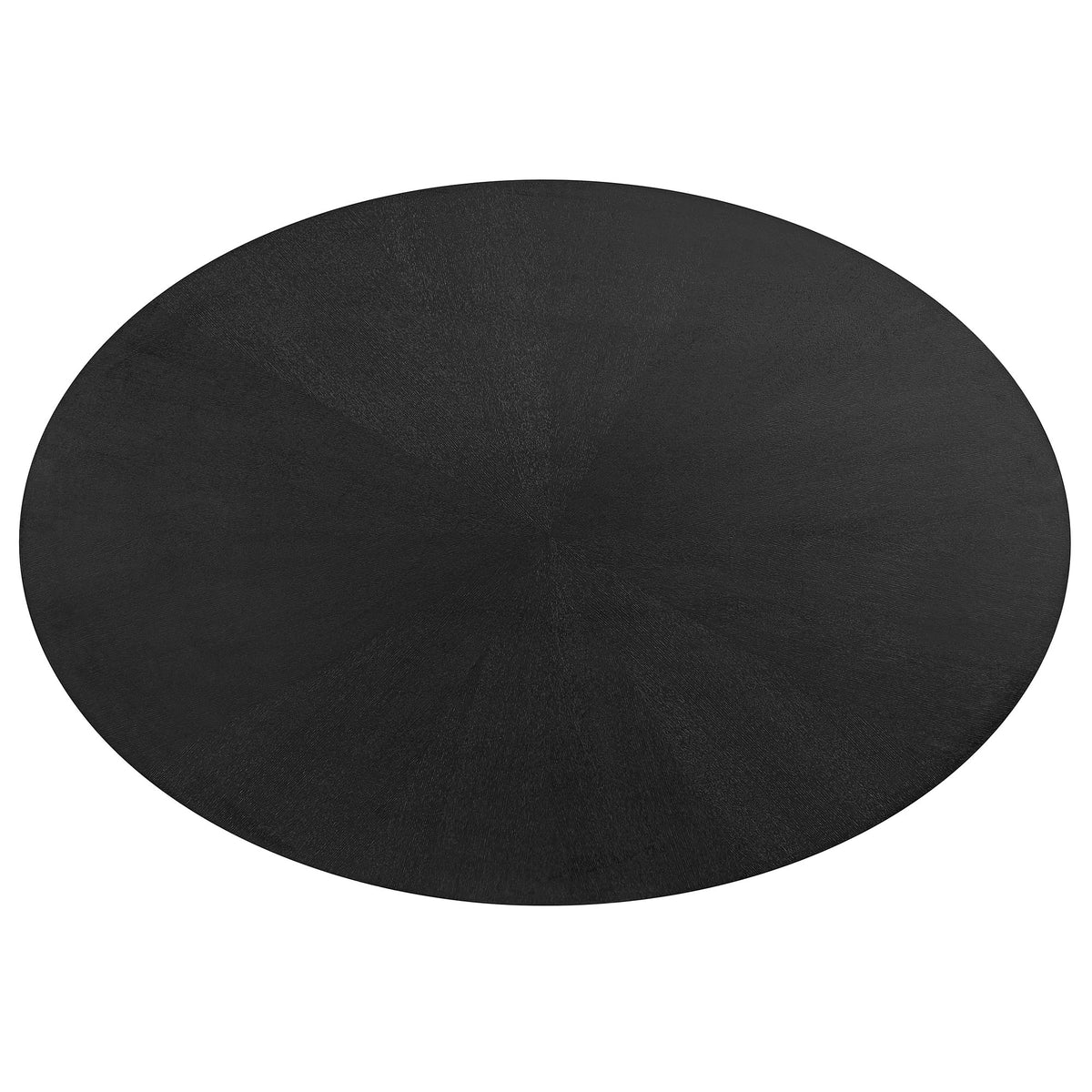 Crossroads 63" Oval Wood Dining Table - Black