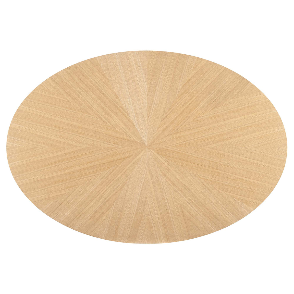 Crossroads 63" Oval Wood Dining Table - Oak