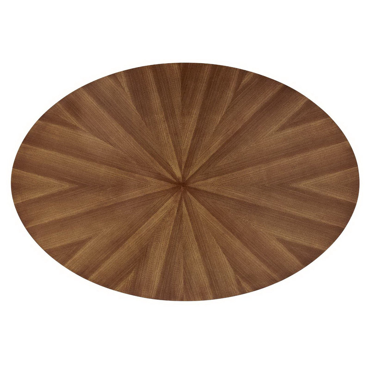 Crossroads 63" Oval Wood Dining Table - Walnut