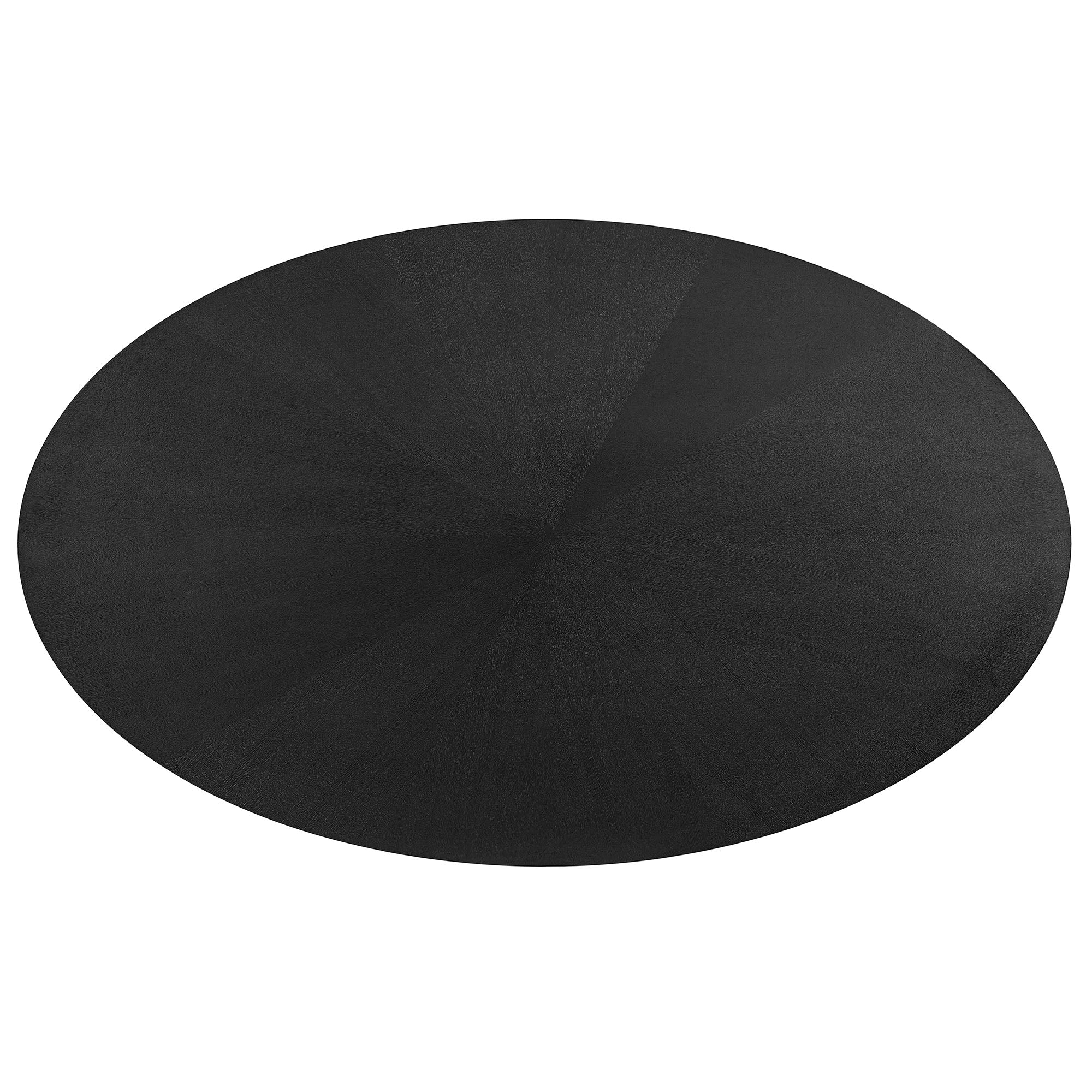 Crossroads 71" Oval Wood Dining Table - Black