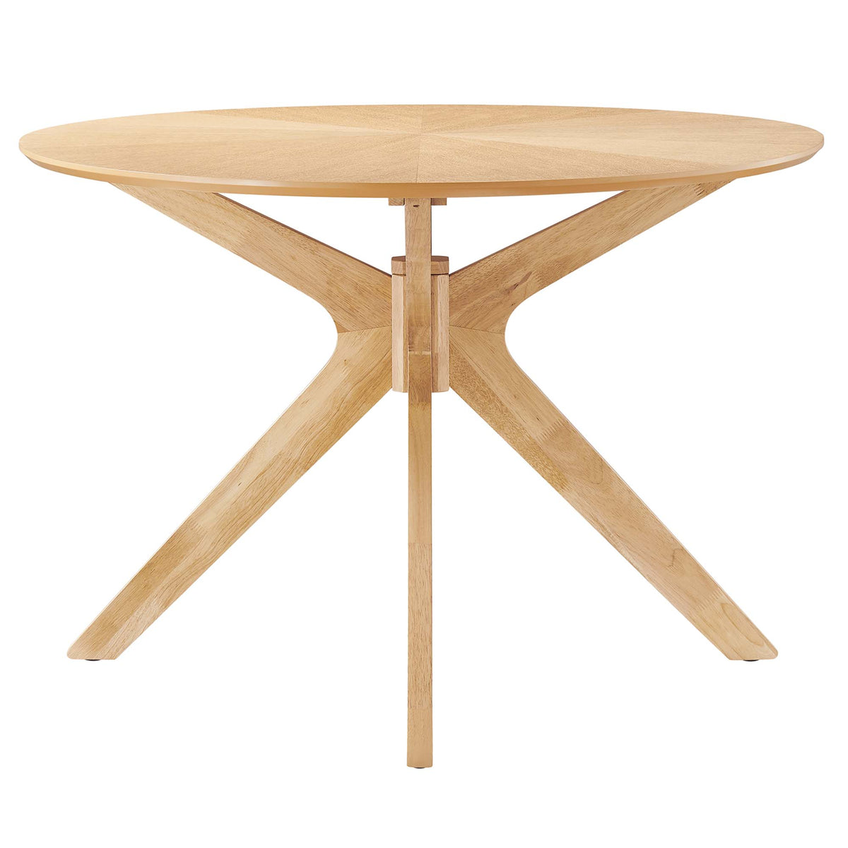 Crossroads 71" Oval Wood Dining Table - Oak