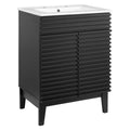 Render 24" Bathroom Vanity - Black White