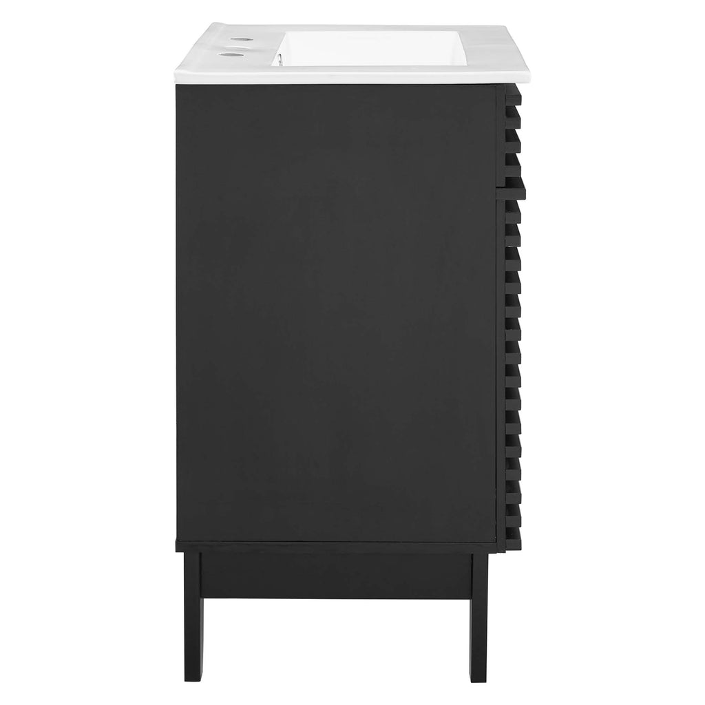 Render 24" Bathroom Vanity - Black White