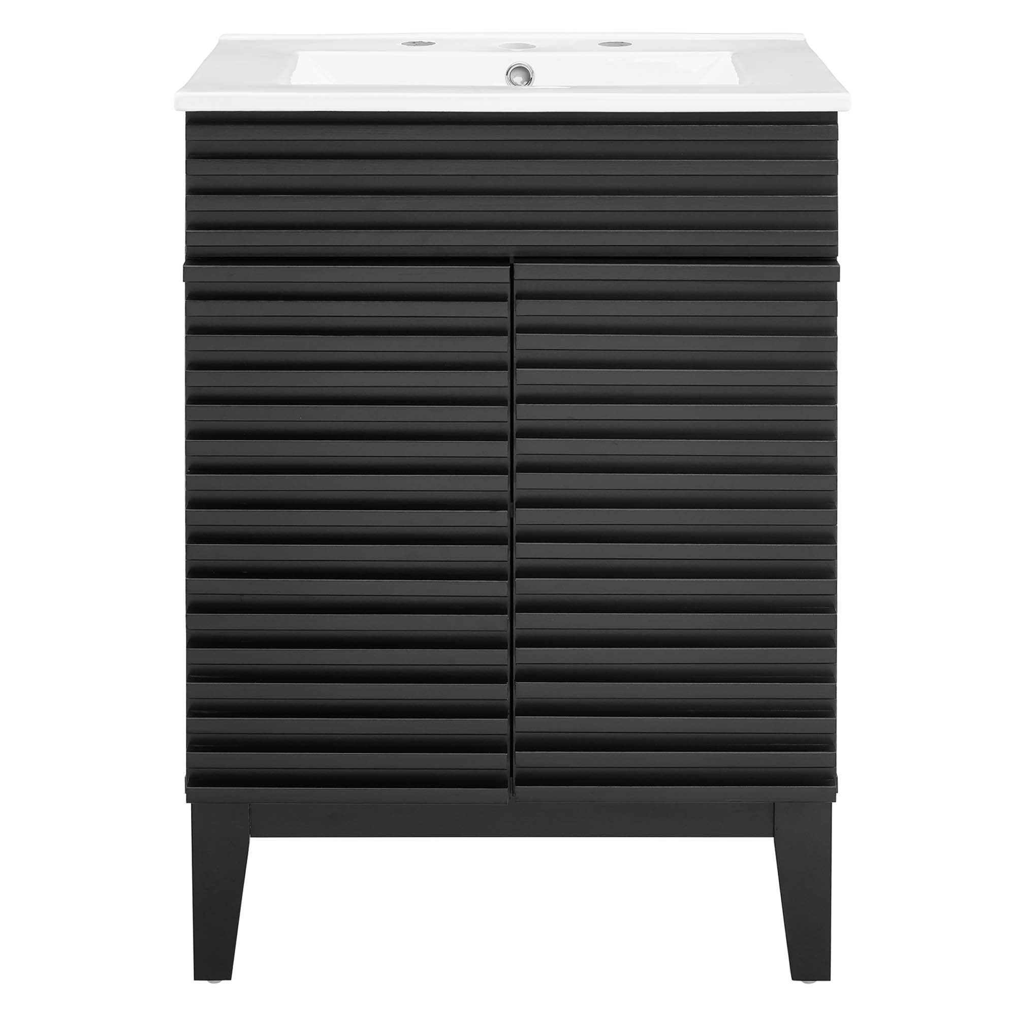 Render 24" Bathroom Vanity - Black White