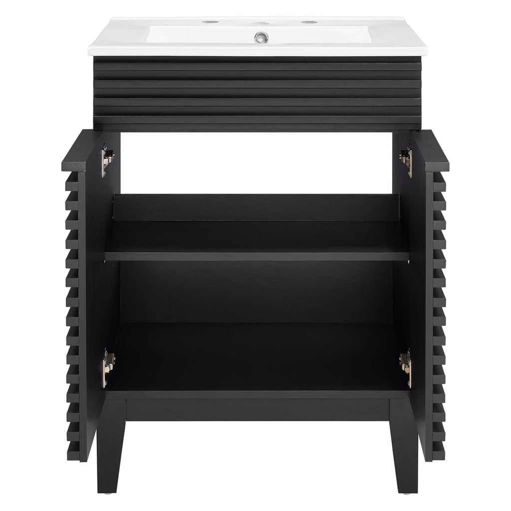 Render 24" Bathroom Vanity - Black White