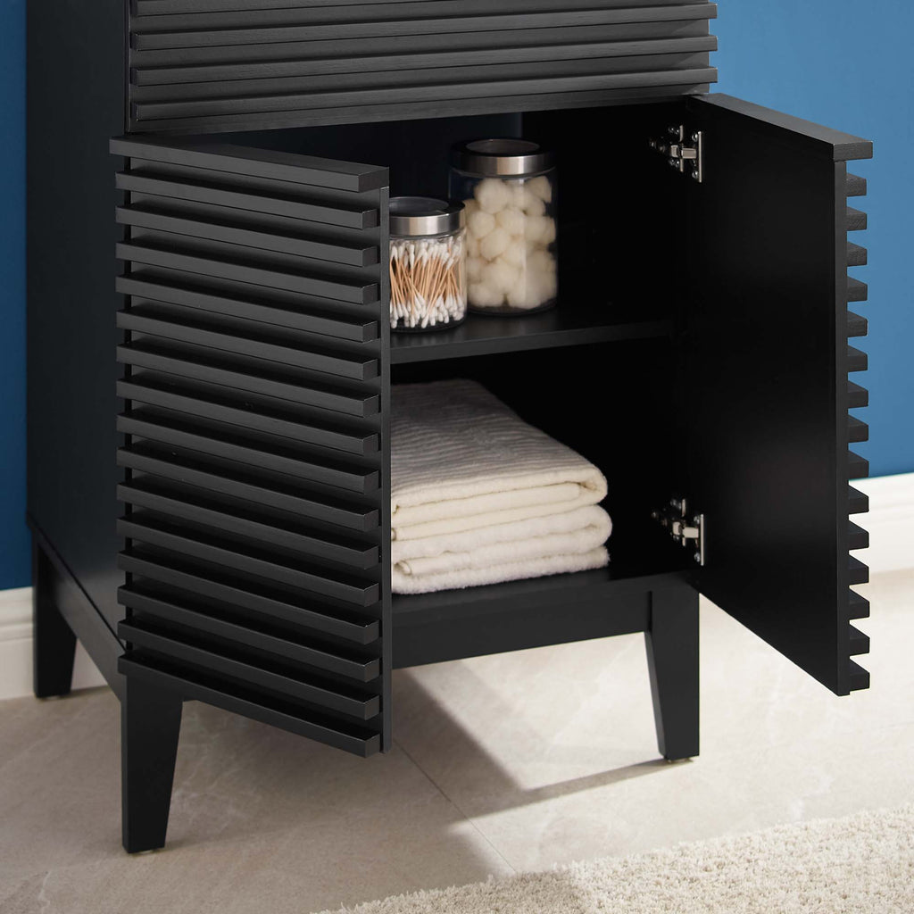 Render 24" Bathroom Vanity - Black White