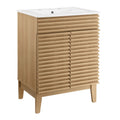 Render 24" Bathroom Vanity - Oak White