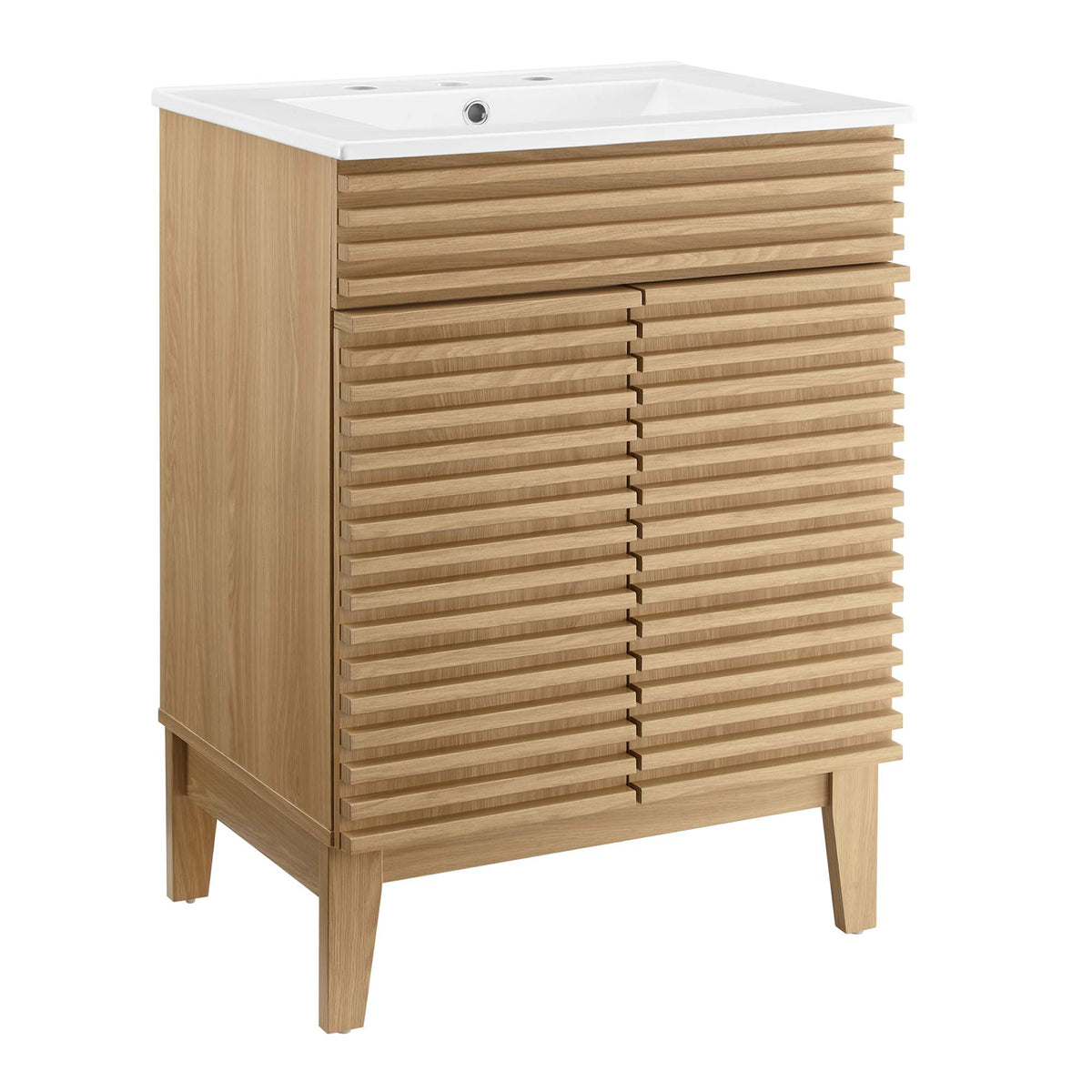 Render 24" Bathroom Vanity - Oak White