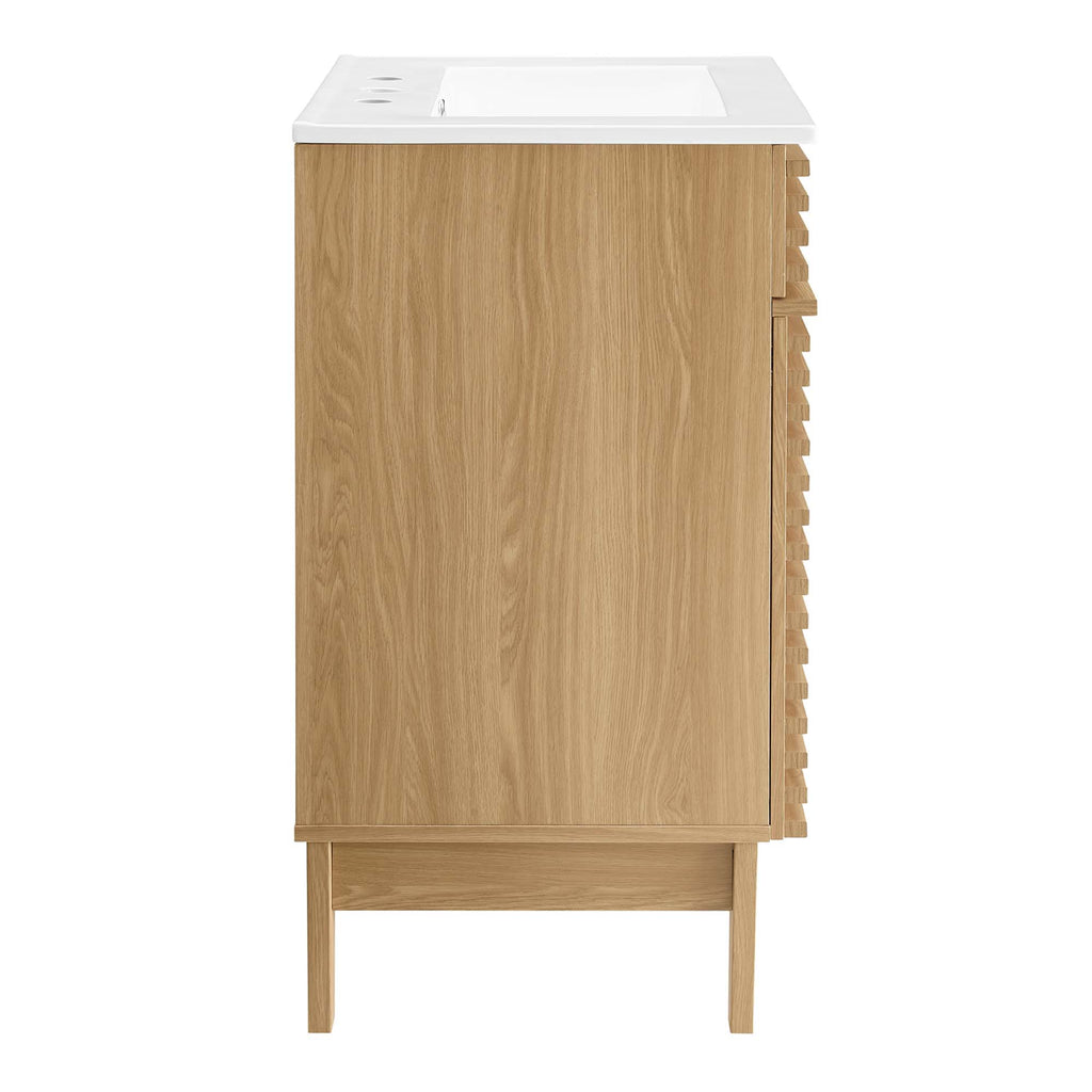 Render 24" Bathroom Vanity - Oak White