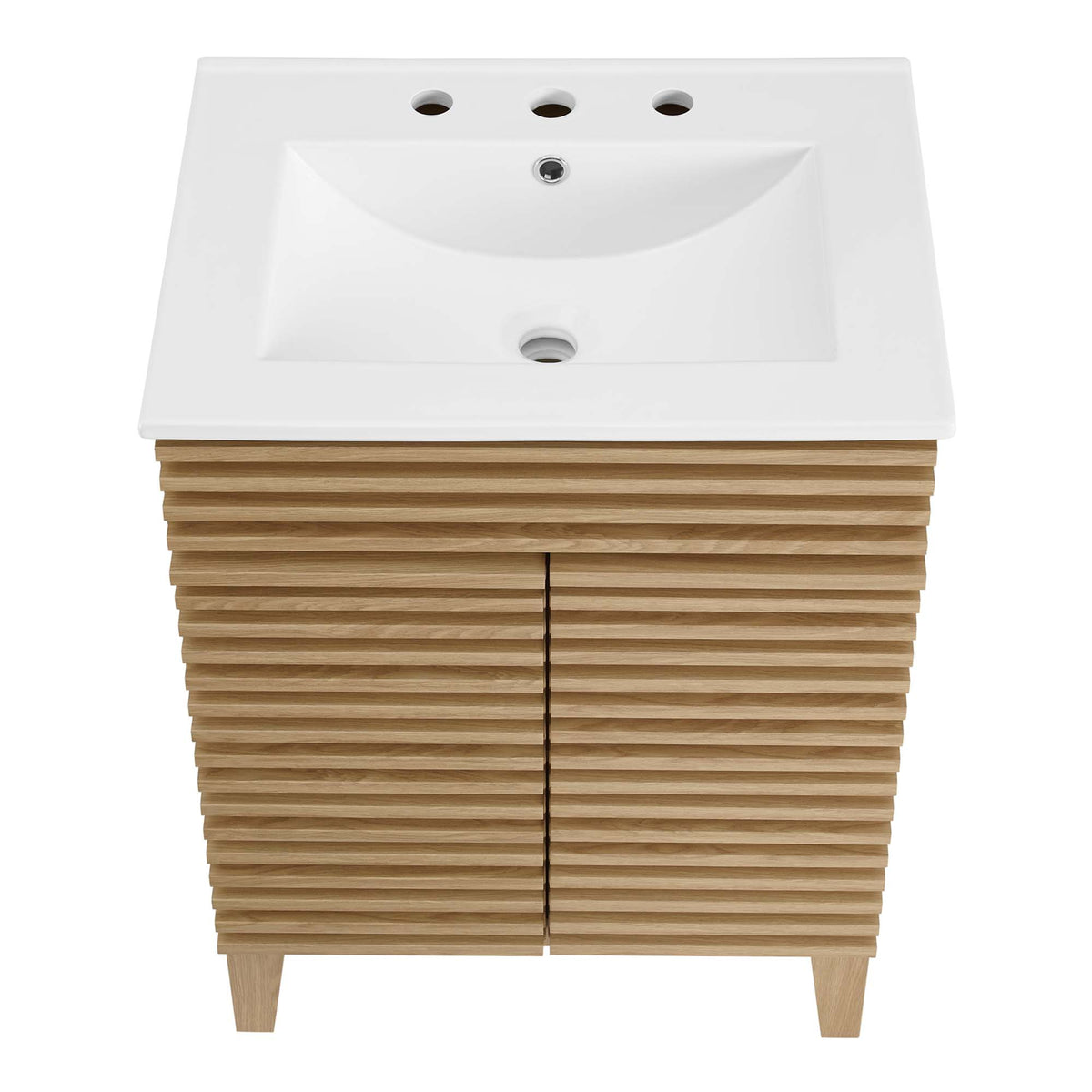 Render 24" Bathroom Vanity - Oak White