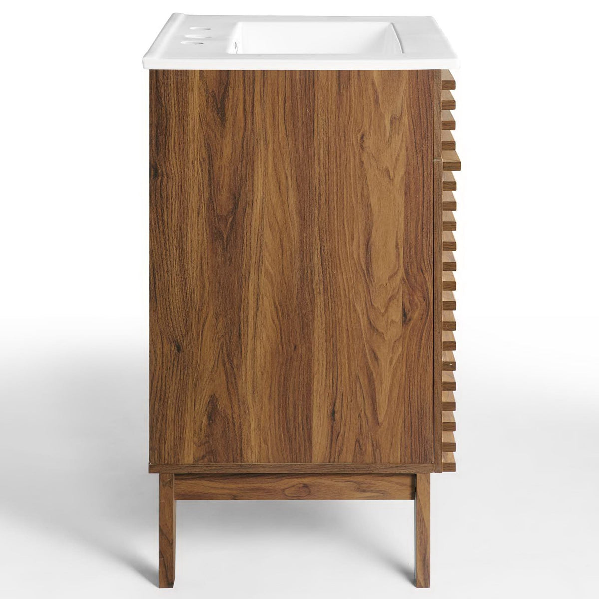 Render 24" Bathroom Vanity - Walnut White