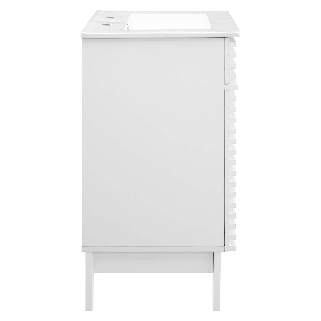 Render 24" Bathroom Vanity - White White